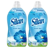 Środki do prania - Silan Classic Fresh Sky 100 prań zestaw 2x1,1l - miniaturka - grafika 1