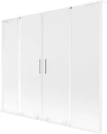 Parawany nawannowe - Mexen Velar L Duo parawan nawannowy 2-skrzydłowy rozsuwany 180 x 150 cm, szron, biały - 896-180-003-32-20 - miniaturka - grafika 1