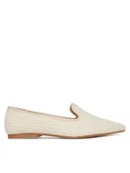 Półbuty damskie - Marella Lordsy Voto 2513521067200 Écru - miniaturka - grafika 1