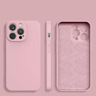 Silicone case etui Samsung Galaxy A54 5G silikonowy pokrowiec różowe - Etui i futerały do telefonów - miniaturka - grafika 2