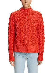 ESPRIT Sweter damski, 880 / Bright Orange, XXL - Swetry damskie - miniaturka - grafika 1