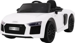 Pojazd na akumulator AUDI R8 Spyder RS EVA 2.4G Biały - Pojazdy elektryczne dla dzieci - miniaturka - grafika 1