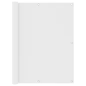 Parawany - vidaXL Parawan balkonowy, biały, 120x500 cm, tkanina Oxford vidaXL - miniaturka - grafika 1