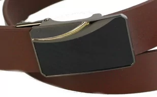 Klamra Do Paska Męskiego Wizytowego Z Mechanizmem Samozaciskowym CZARNA AUTOMAT/SAMOZACISK Garnitur 35 mm KASZ35/30 - Paski - miniaturka - grafika 4