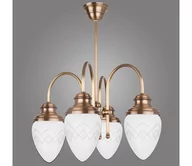Lampy sufitowe - Kemar RI/4/M - Żyrandol RINAMA 4xE27/60W/230V mosiądz - miniaturka - grafika 1