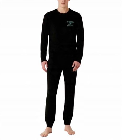 EMPORIO ARMANI UNDERWEAR ORYGINALNY DRES MĘSKI DOMOWY BLUZA + SPODNIE XL