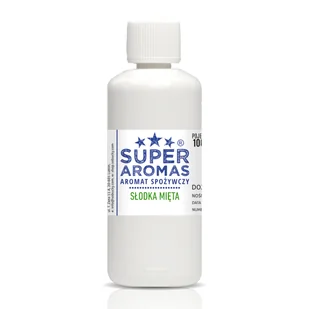 SUPER AROMAS Aromat Spożywczy Słodka Mięta 100 ml - Dodatki do ciast w proszku - miniaturka - grafika 1