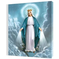 Ikony i obrazy sakralne - Obraz religijny na płótnie Matka Boża Niepokalana - miniaturka - grafika 1