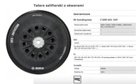 Inne urządzenia pomiarowe - Bosch Dysk szlifierski BOSCH gex150 150 mm średni - miniaturka - grafika 1