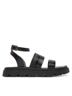 Buty dla dziewczynek - Tommy Hilfiger Sandały Sandal T4A2-33798-0371 S Czarny - miniaturka - grafika 1
