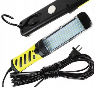 Latarka 100 Led Warsztatowa Lampa Hak Kabel 10M - Latarki - miniaturka - grafika 1