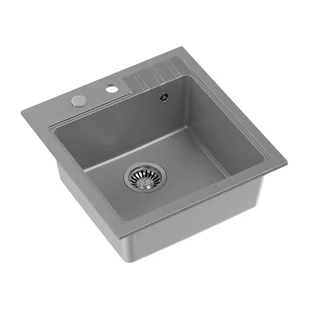 Zlewozmywak granitowy Root Chef Leo Box, szary, 50 x 52 x 20 cm - Zlewozmywaki - miniaturka - grafika 1