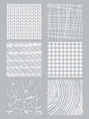 Scrapbooking - Szablon Sitodruk Tkanina i Tekstura - miniaturka - grafika 1