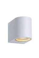 Lampy ogrodowe - Lucide LUCIDE / Delighting poland Sp. z o.o. LUCIDE ZORA LED LAMPA śCIENNA KINKIET ZEWNĘTRZNY 1X5W GU10 LED 230V IP44 BIAŁY 22861/05/31 - miniaturka - grafika 1