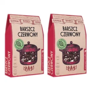 Dania Babci Zosi Barszcz czerwony Zestaw 2 x 85 g - Dania w proszku - miniaturka - grafika 1