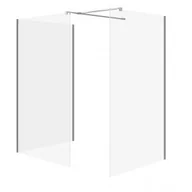 Kabiny prysznicowe - CERSANIT S601-197 SET B810 WALK-IN MILLE CHROM 90X90X90X200 WIR - miniaturka - grafika 1