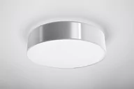 Lampy sufitowe - Sollux Lighting Plafon ARENA 45 szara - miniaturka - grafika 1
