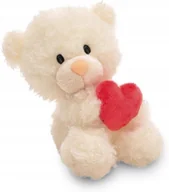Maskotki i pluszaki - Nici Przytulanka Kremowy Miś Z Serduszkiem 18 Cm - miniaturka - grafika 1