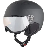 Kaski narciarskie - Kask narciarski ALPINA Arber Visor Q Lite (rozmiar 58 - 61) Czarny - miniaturka - grafika 1