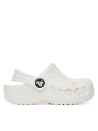 Buty dla chłopców - Crocs Klapki BAYA CLOG T 207012-100 Biały - miniaturka - grafika 1