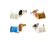 Dekoracje sali - Rozetki papierowe Pieski - 4 szt. - miniaturka - grafika 1