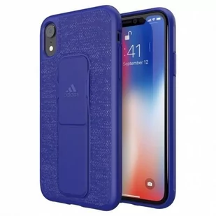 Adidas Grip Case iPhone Xr fioletowy 32852 - Etui i futerały do telefonów - miniaturka - grafika 1