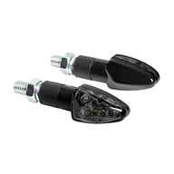 Części motocyklowe - Lampa 90101 para kierunkowskazów, czarne - miniaturka - grafika 1
