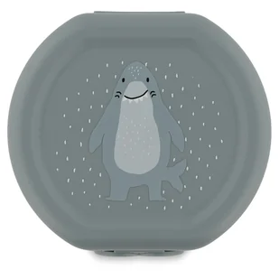 Zestaw pojemników na przekązki z klipsem 2 szt. - Rekin Trixie Baby - Zestawy naczyń dla dzieci - miniaturka - grafika 1