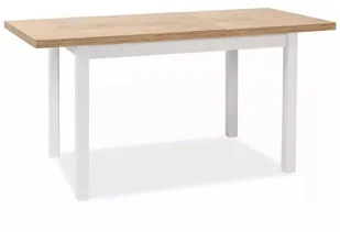 Stół kuchenny ADAM 100140x60 dąb lancelot/biały mat Signal - Stoły - miniaturka - grafika 1