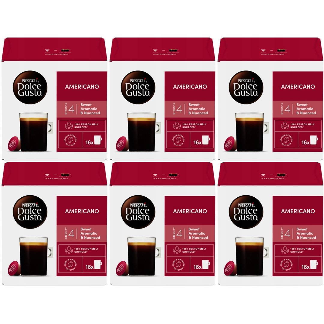 Nescafe Dolce Gusto Kawa kapsułki Americano 96 szt
