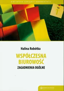 Robótka Halina Współczesna biurowo$1728ć Zagadnienia ogólne - Zarządzanie - miniaturka - grafika 1