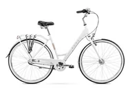 Rowery - Rower miejski ROMET SONATA CLASSIC 2024 biały, 18, 28, nd., kobieta - miniaturka - grafika 1