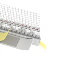 Akcesoria do okien - Protektor Listwa przyokienna PCV z siatką 2.6 m - miniaturka - grafika 1