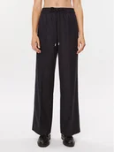 Spodnie damskie - Boss Spodnie materiałowe Tavite 50502722 Granatowy Relaxed Fit - miniaturka - grafika 1