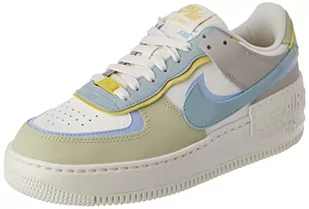 NIKE Damskie trampki Air Force 1 Shadow, Żagiel ocean kostka lekka oliwki morskie Aura, 36.5 EU - Trampki damskie - miniaturka - grafika 1