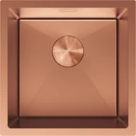 Zlewozmywaki - Mexen Trixo zlewozmywak stalowy 1-komorowy 440 x 440 mm, miedź - 6413441000-65 - miniaturka - grafika 1