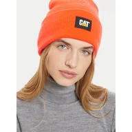 Czapki męskie - Czapka CATerpillar Label Cuff 1090026 Pomarańczowy - miniaturka - grafika 1