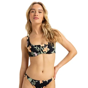 Stanik bikini z fiszbinami dla Kobiety PT BEACH CLASSICS Czarny - Stroje kąpielowe - miniaturka - grafika 1