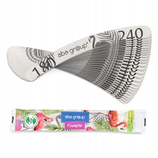 Aba Group Pilnik do Paznokci Banan 180/240 Bezpieczny Pakiet Zestaw 25szt. - Akcesoria do paznokci - miniaturka - grafika 1