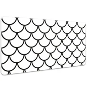 Podkładki na biurko - Mata na biurko Rybia łuska 100x50 cm - miniaturka - grafika 1