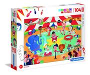 Puzzle - Puzzle Supercolor 104 Maxi Crazy circus - miniaturka - grafika 1