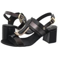 Sandały damskie - Sandały Czarne 07022-01/00-0 (MA1492-b) Maciejka - miniaturka - grafika 1