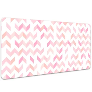 Mata na biurko Geometryczna jodełka 100x50 cm - Podkładki na biurko - miniaturka - grafika 1