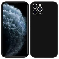 Etui i futerały do telefonów - Pokrowiec Do Apple iPhone 11 PRO MAX w REAL LIQUID CZARNY  Pokrowiec ochronny wykonany z elastycznego silikonu TPU i Soft Touch Cadorabo - miniaturka - grafika 1