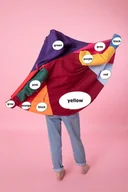 Bluzy damskie - Personalizowana bluza, wybieraj i miksuj kolory , bluza kolorowa na prezent - miniaturka - grafika 1