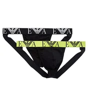 Paski - Emporio Armani Męski pasek poślizgowy, Czarny, XL - miniaturka - grafika 1