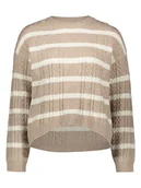 Swetry damskie - ONLY Sweter w kolorze beżowym - miniaturka - grafika 1