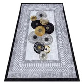 Dywany - Dywan do prania MIRO 51130.807 Koła, ramka antypoślizgowy - szary, 80x150 cm - miniaturka - grafika 1