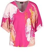 Koszulki i topy damskie - Taifun T-shirt damski, Vibrant Magnolia Wzorzysty, 40 - miniaturka - grafika 1