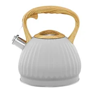 Czajniki na gaz - Czajnik na indukcję Curly 2,5 l szary - miniaturka - grafika 1